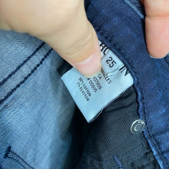 Hudson Blue Jeans Size 25 dark wash slim fit - Picture 6 of 10
